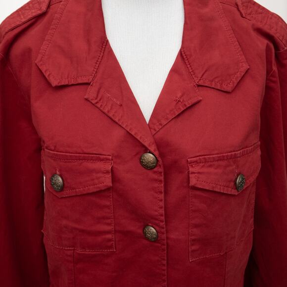 Sanctuary Wine Basic Utility Jacket Size Large - Picture 5 of 11